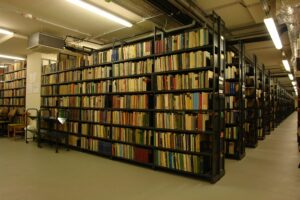 Library storage room